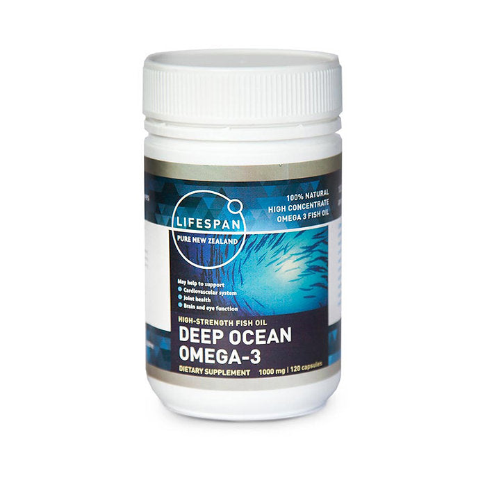 Lifespan Deep Ocean Omega-3, 120 Capsules