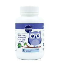 이미지를 갤러리 뷰어에 로드 , Lifespan Wise Owl Bilberry + Lutein Chews
